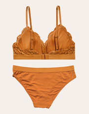 Dream Lace Bralette Set - Bronze