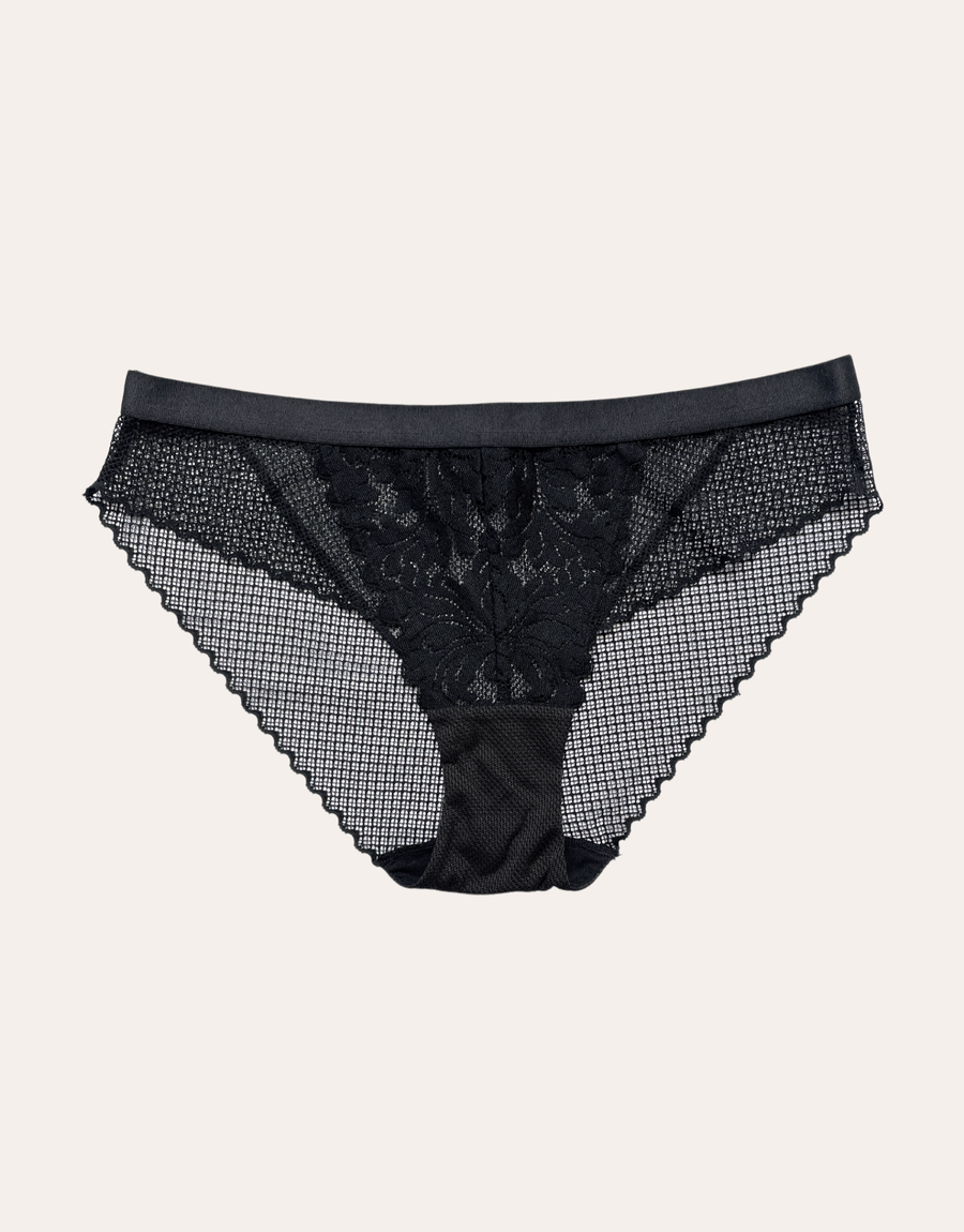 Romantic Lace Cheeky - Black