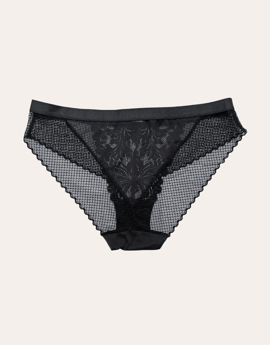 Romantic Lace Cheeky - Black