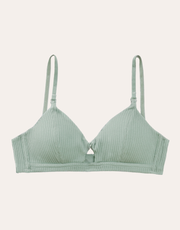 Soft Rib Scoop Bralette - Mint