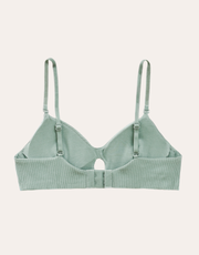 Soft Rib Scoop Bralette - Mint